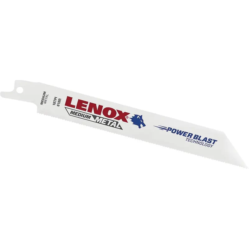 Lenox 6-Inch Reciprocating Saw Blade – 18 Tpi For Medium Metal Cutting 1