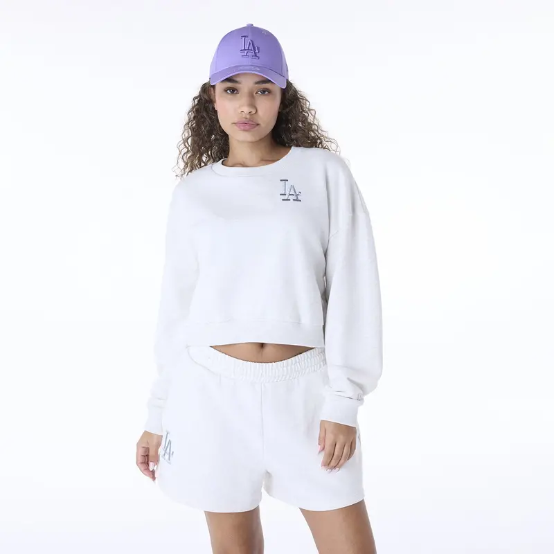 Los Angeles Dodgers Cropped Hoodie – Women'S Essentials Line 1