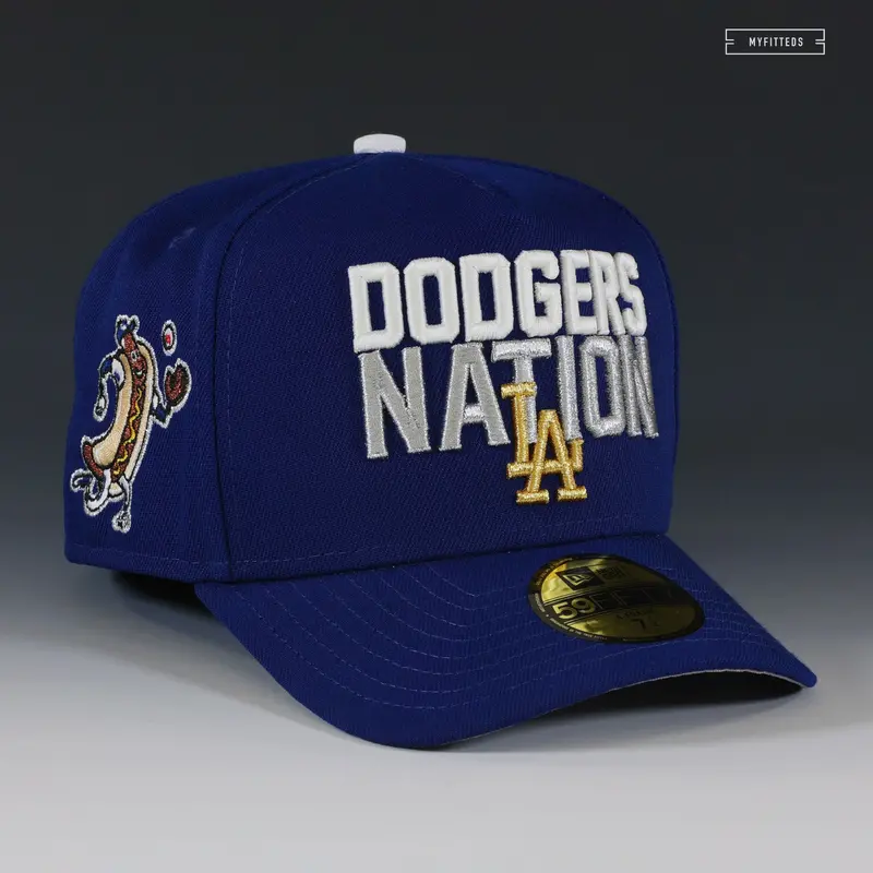 Los Angeles Dodgers 'Dodgers Nation' A-Frame 59Fifty Fitted Hat 1