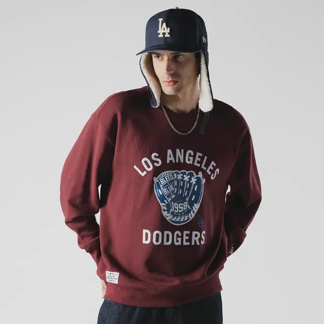 Los Angeles Dodgers Mlb Baseball Glove Sweatshirt 1