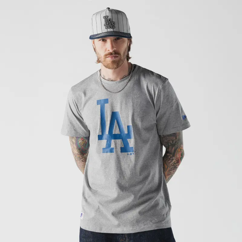 Los Angeles Dodgers Mlb Team Logo Short Sleeve T-Shirt 1