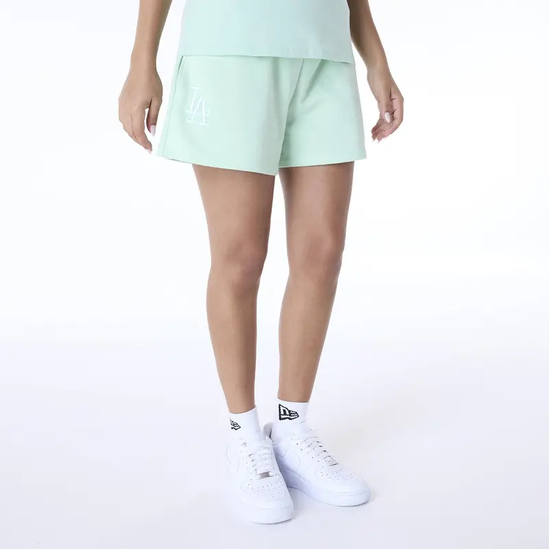 Los Angeles Dodgers Women'S Essentials Shorts In Green 1