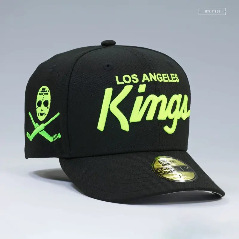 Los Angeles Kings Crossed Sticks & Mask Cap – Air Max 95 Og Neon Yellow Accent 1