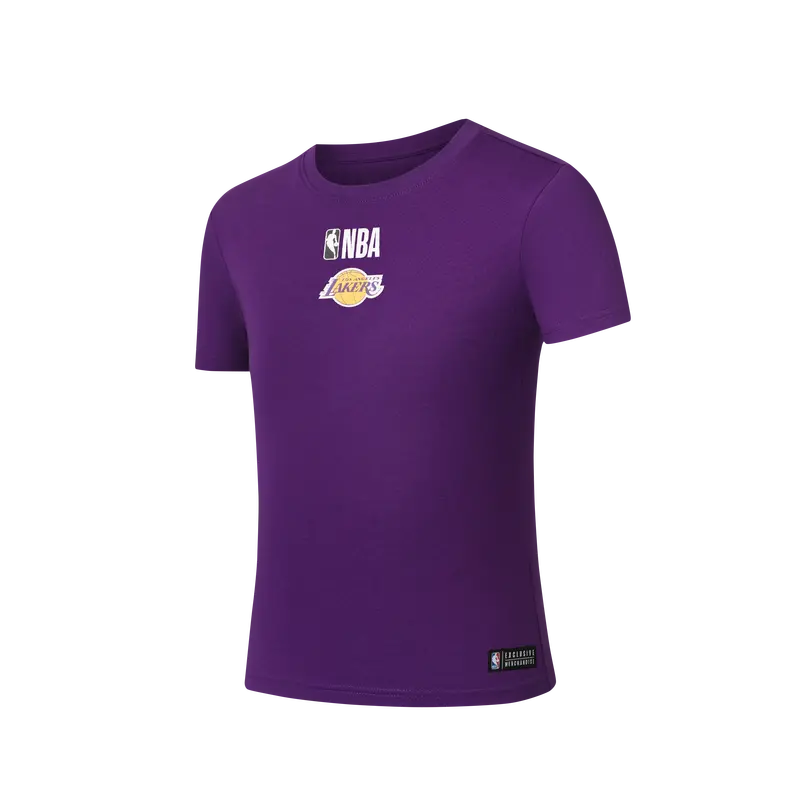 Los Angeles Lakers Back Arch-Print Longline Nba T-Shirt 1
