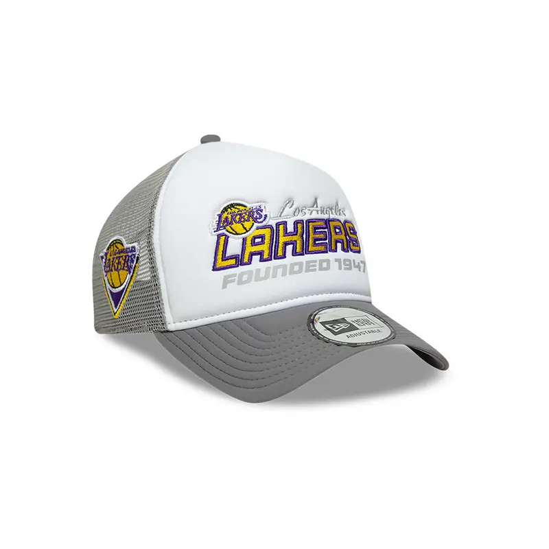 Los Angeles Lakers Nba Graphic 9Forty A-Frame Trucker Snapback 1