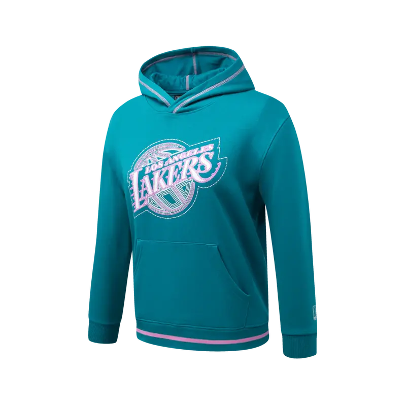 Los Angeles Lakers Stitches Loose-Fit Pullover Hoodie 1