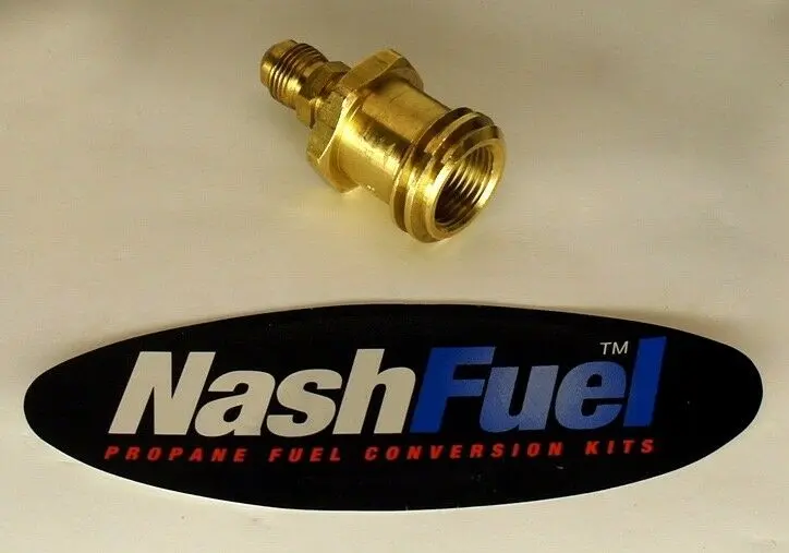 Male 1-5/16" Acme To 3/8" Flare Vapor Appliance Adapter – For Grills, Heaters & Stoves 1