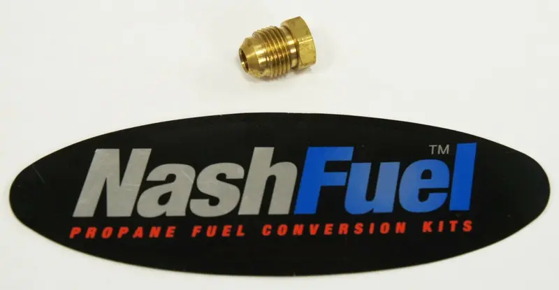 Male 3/8" Sae Flare Plug Cap For Propane & Natural Gas Applications 1