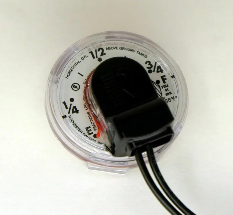 Manchester Tank G12846 Snap-On Propane Tank Gauge For Rvs And Motorhomes – Ohm-Compatible Dial Sender 1