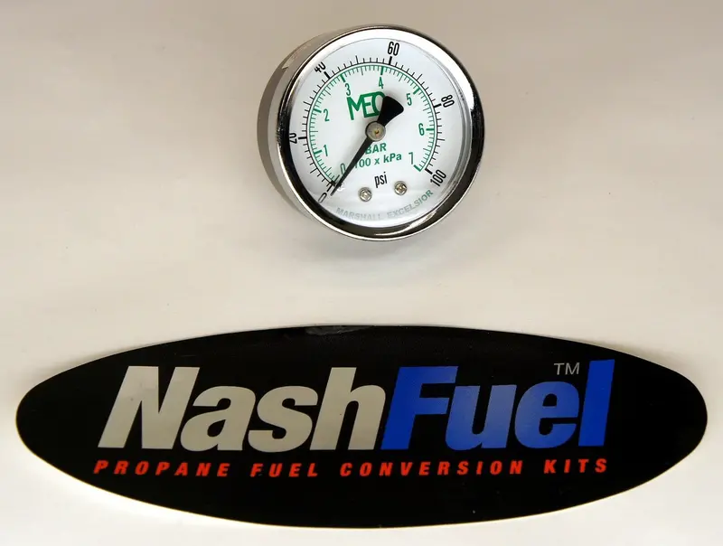 Marshall Excelsior High-Pressure Analog Gauge – 0–100 Psi For Propane, Air, And Compressor Systems 1