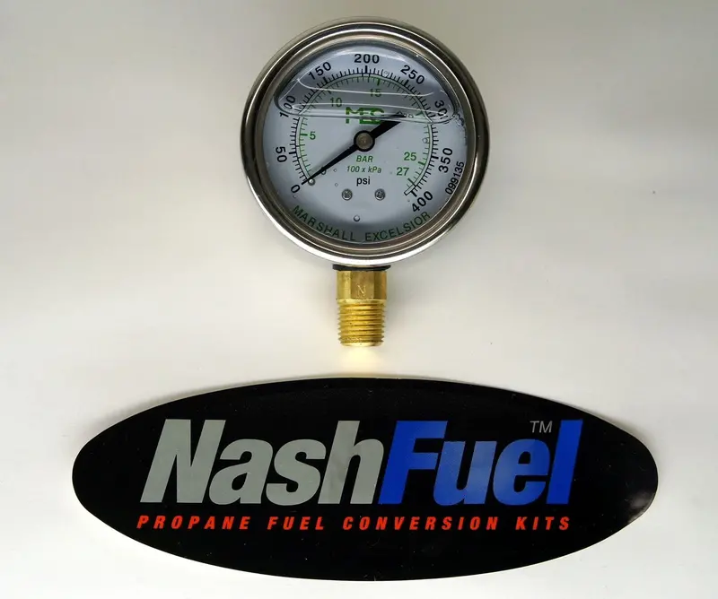 Marshall Excelsior Mej552 High-Pressure Propane/Air Gauge – 0–400 Psi, Npt Fitting, Industrial Duty 1