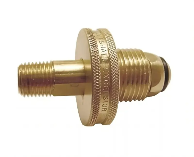 Marshall Me1654Ar Full-Flow Propane Handwheel Valve – Pol To 1/4" Mnpt, Brass Construction 1