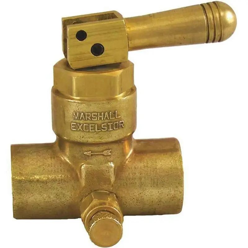Marshall Me791Cj Quick-Acting Toggle Valve – 1/2" Fpt X 1/4" Fpt Bleeder Hose End 1