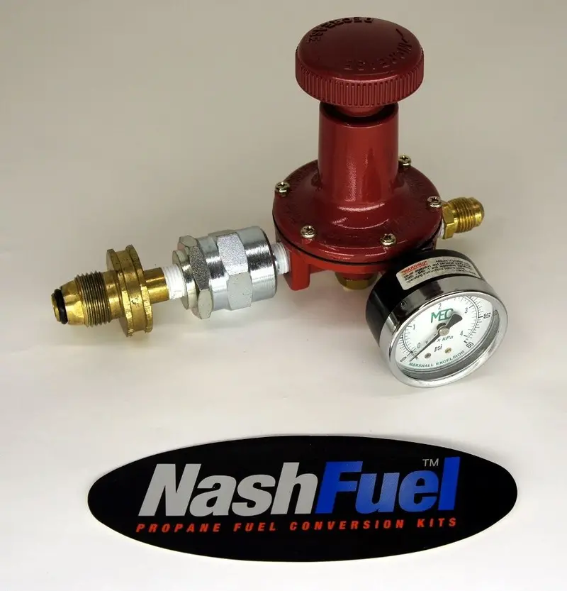 Marshall Megr-6120-60 High-Pressure Propane Regulator With Gauge, Filter, And Pol Connection 1