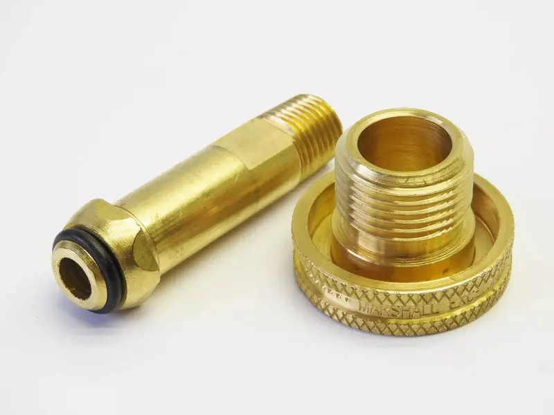 Me1654Ar Full-Flow Pol Propane Tank Connector With Left-Hand Thread & Soft-Nose Handwheel 1