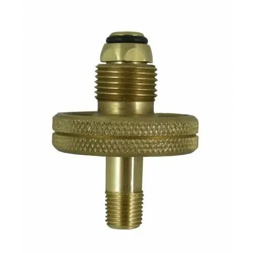 Me388 Full-Flow Brass Handwheel – Left-Hand Pol Propane Tank Connection 1
