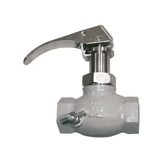 Me820-6 3/4" Quick-Acting Locking Globe Valve – Iron Body With Bleeder (Al417P Style) 1