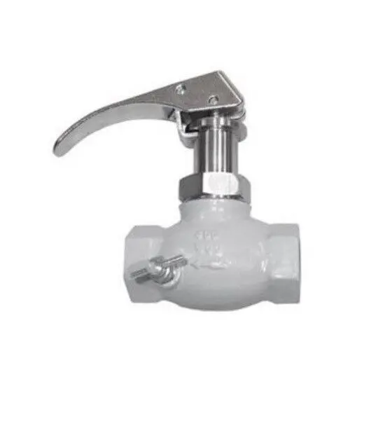 Me820-6 Iron-Bodied Quick-Acting Globe Valve With Bleeder – 3/4" Fpt Inlet And Outlet 1