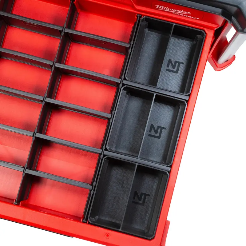 Medium Divider Bins For Milwaukee Packout 4-Drawer System (3-Pack) 1