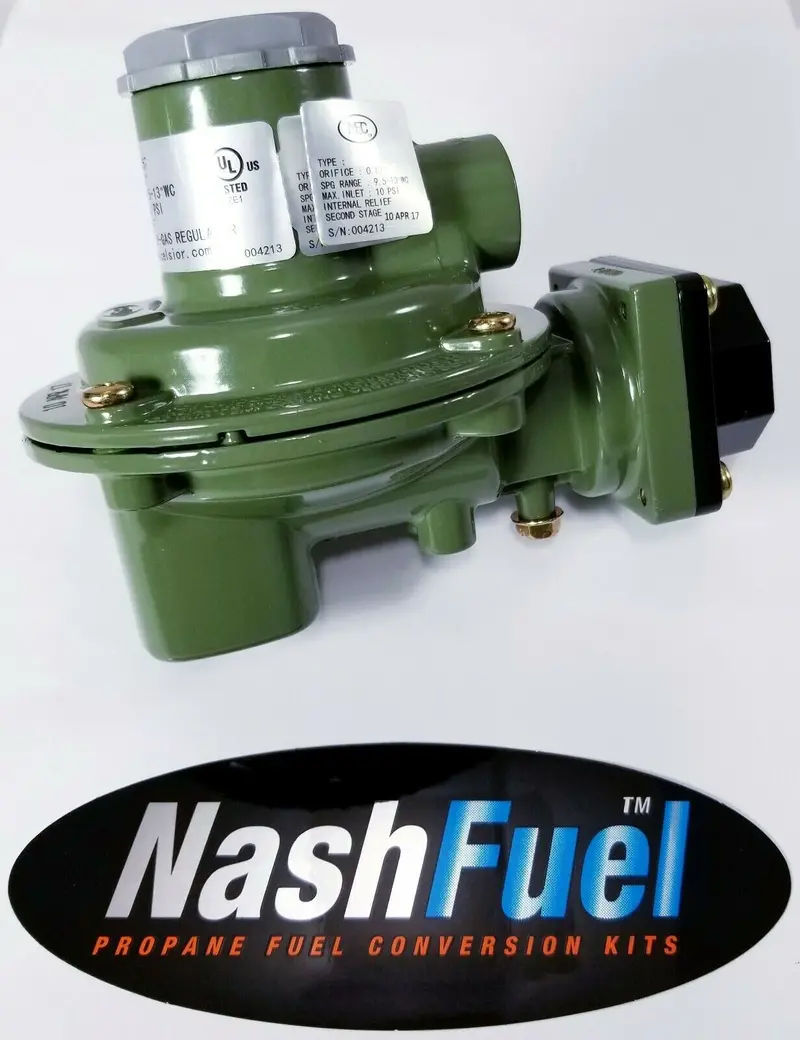 Megr-1252-Baf Two-Stage Propane Regulator – 10 Psi Output, Back-Mount, 1/2" Npt Inlet 1