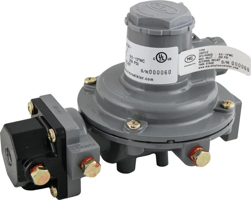 Megr-1632-Cff Two-Stage Integral Propane Regulator – 1/4" To 3/4" Npt, 9–13" Wc Output 1