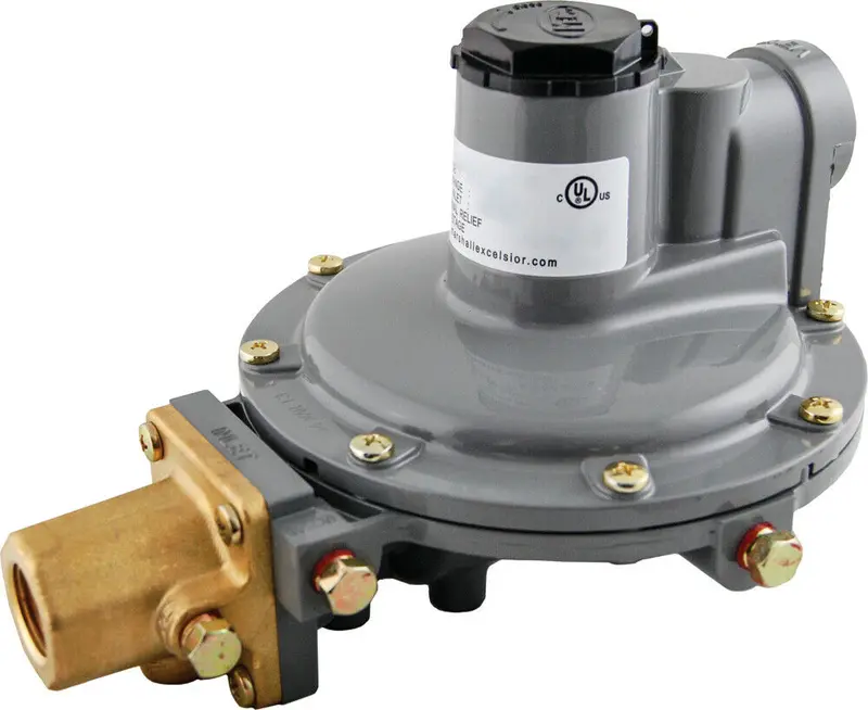 Megr-1632-Hcf Twin-Stage Propane Regulator – 250 Psi Input, 9–13" Wc Output, 1/2" Npt 1