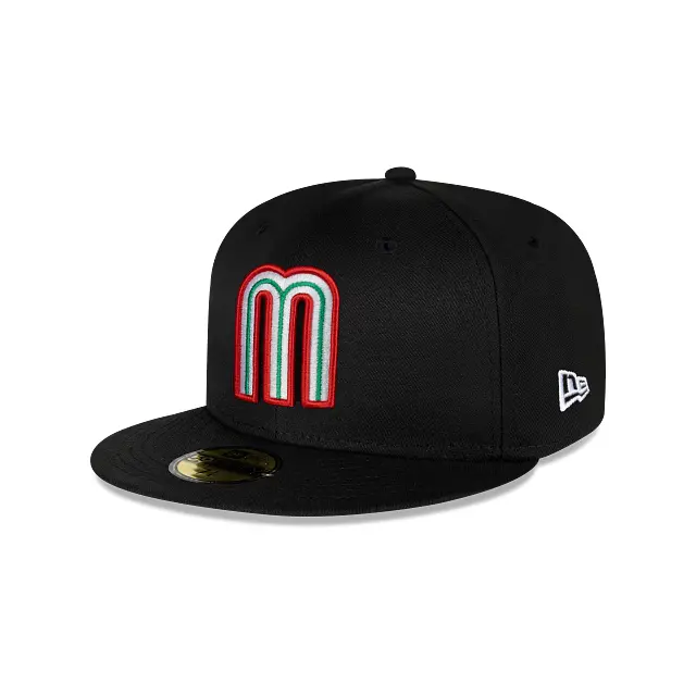 Mexico National Team Black Fitted Cap 1