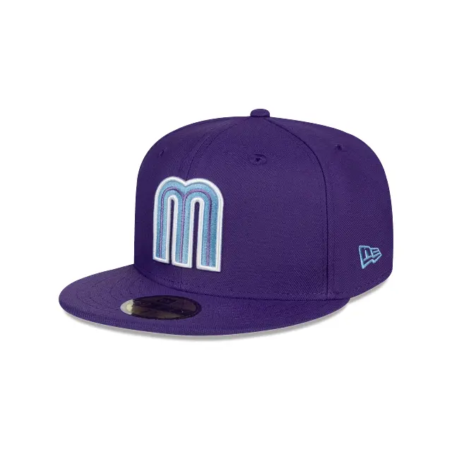 Mexico National Team Purple 59Fifty Fitted Cap 1