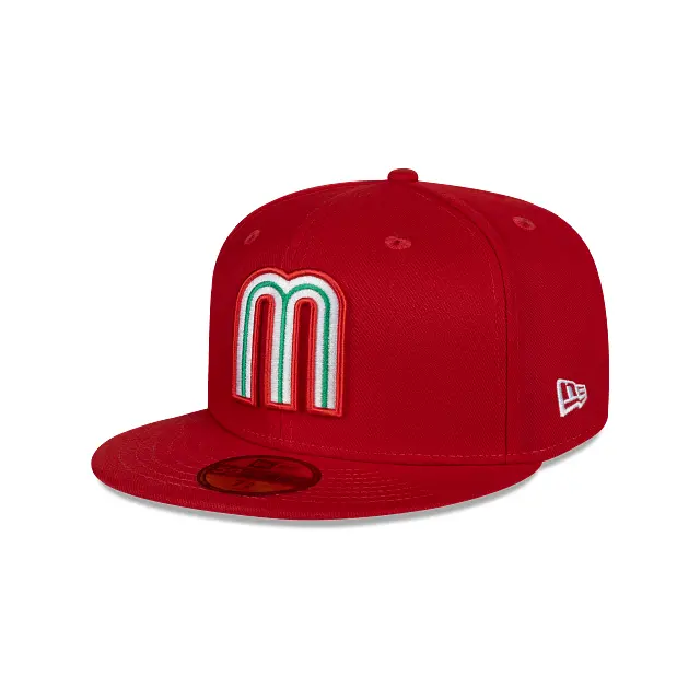 Mexico National Team Red 59Fifty Fitted Cap 1