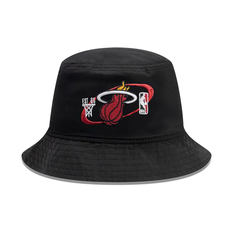 Miami Heat Nba Sporty Nylon Bucket Hat 1