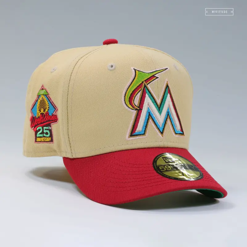 Miami Marlins 1997 World Series 25Th Anniversary Mipha'S Grace Hat 1