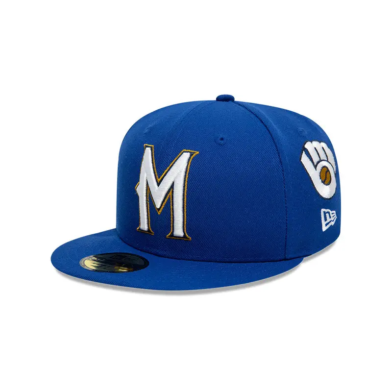 Milwaukee Brewers Mlb All-Over Print 59Fifty Fitted Cap 1