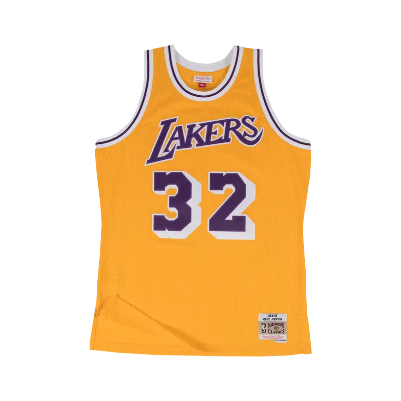 Mitchell & Ness 1984–85 Magic Johnson Lakers Home Swingman Jersey 1
