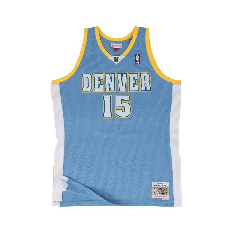 Mitchell & Ness 2003–04 Carmelo Anthony Nuggets Road Swingman Jersey 1