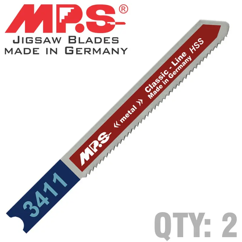 Mps Black & Decker–Style Bi-Metal Jigsaw Blade For Metal – 70 Mm, 21 Tpi 1