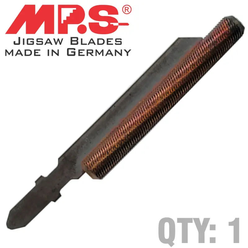 Mps Clean-Finish Wood File Jigsaw Blade – 8Mm T-Shank, 85×60Mm, Precision Shaping, Single-Pack 1