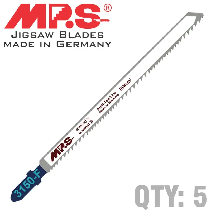 Mps Extra-Long Variable-Pitch Jigsaw Blade – T-Shank, 10–14 Tpi, Extended Reach 1