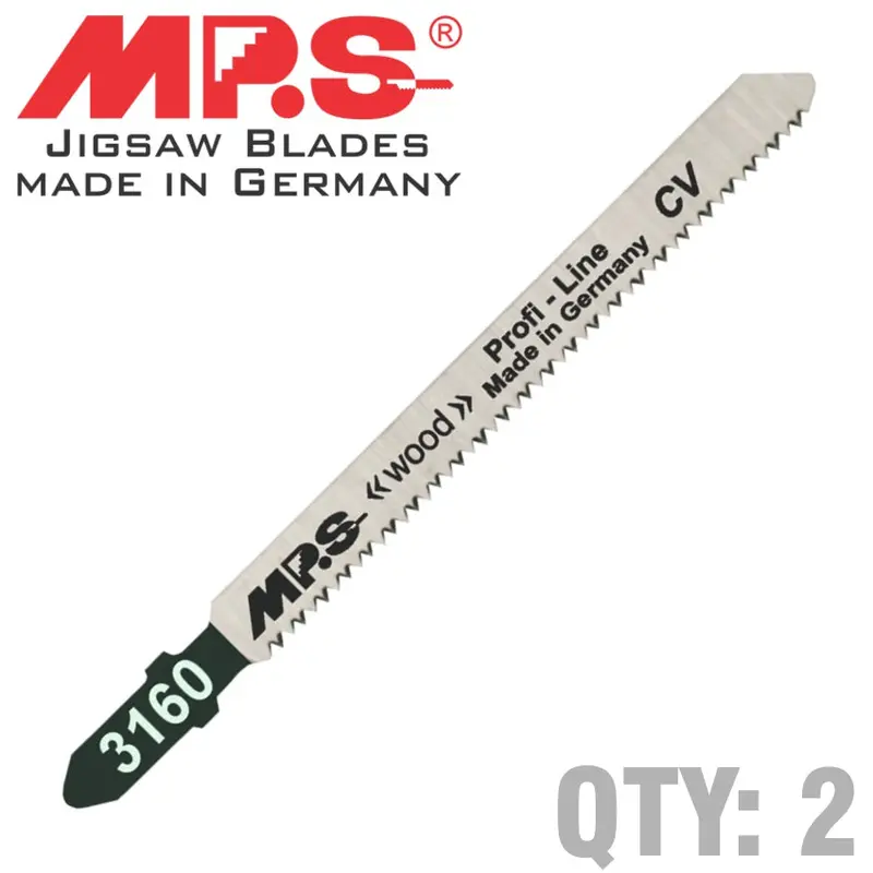 Mps Fine-Cut Wood Jigsaw Blade – 110Mm T-Shank, 12 Tpi, High-Accuracy Cutting 1