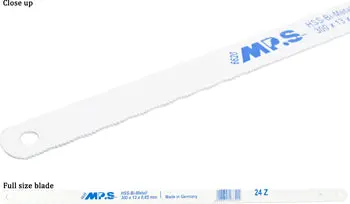 Mps Hss Bi-Metal Hacksaw Blade – 24 Tpi, 300 Mm For General-Purpose Metal Cutting 1