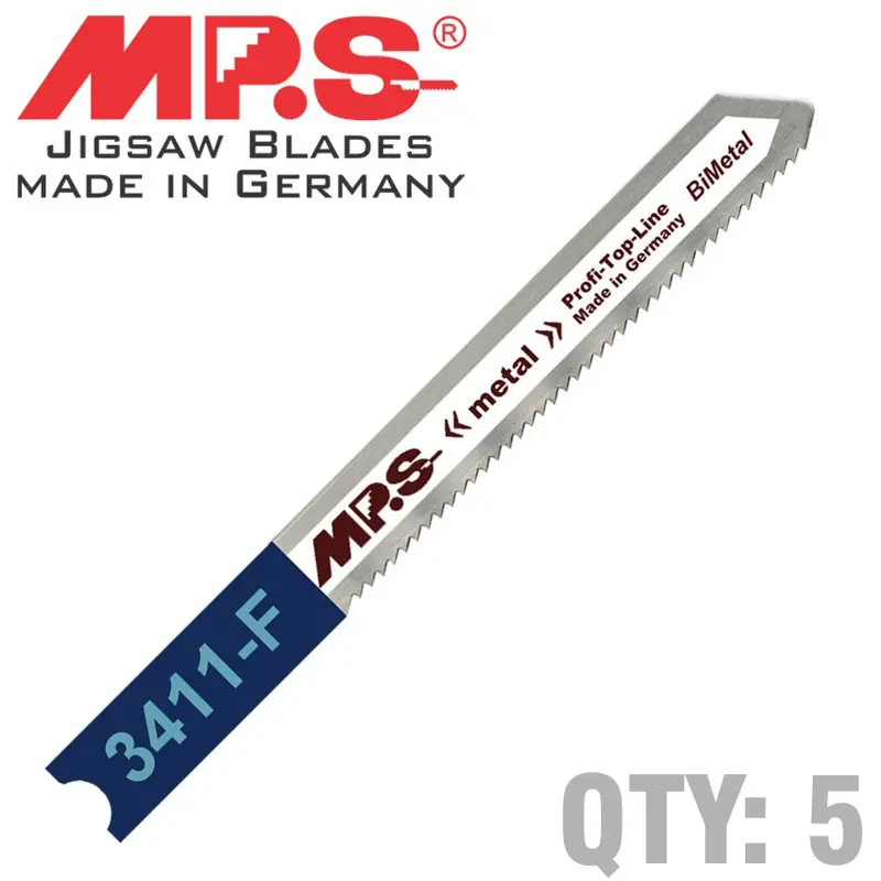 Mps Universal Bi-Metal Jigsaw Blade For Metal – U-Shank, 21 Tpi 1