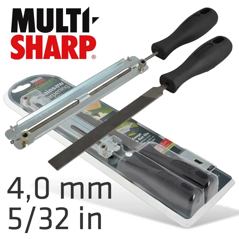 Multi-Sharp Chainsaw Sharpener – 5/32 Inch Round File Guide For Professional Results 1