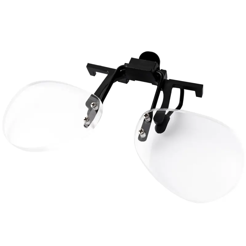 Multi-Sharp Flip & Focus Clip-On Magnifier – 2.5X Power In Protective Plastic Sleeve 1