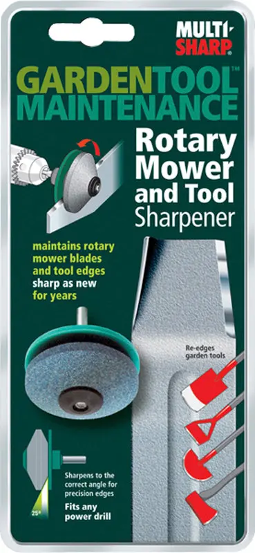 Multi-Sharp Rotary Tool Sharpener With Corundum Grinding Wheel For Drills And Mowers 1