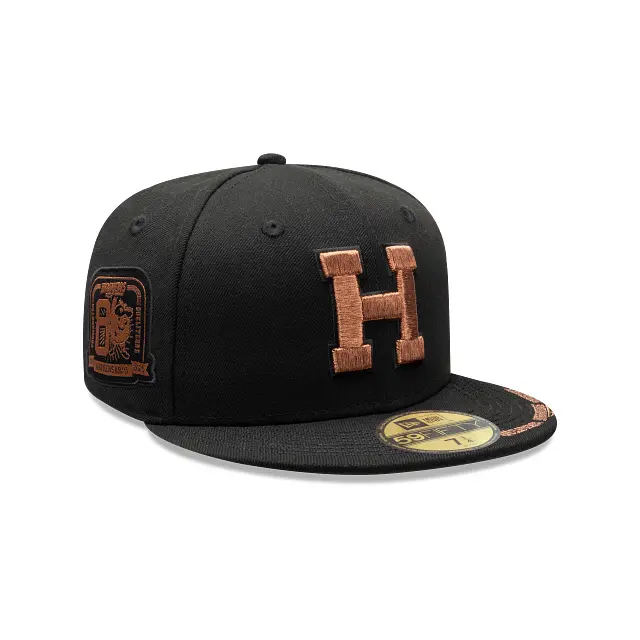 Naranjeros De Hermosillo Lamp Exclusive Black 59Fifty Fitted Cap 1