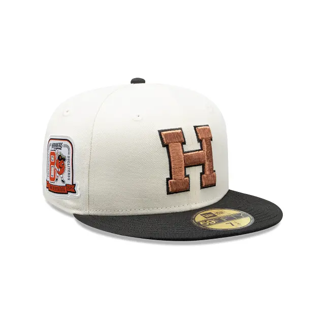 Naranjeros De Hermosillo Lamp Exclusive White 59Fifty Fitted Cap 1