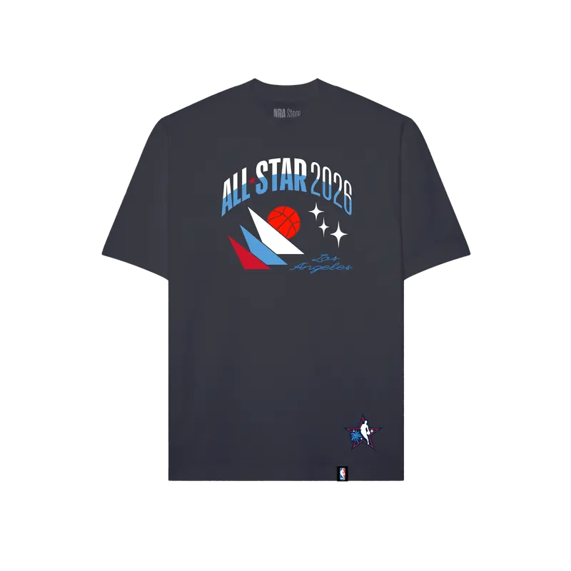 Nba Asw Heritage Cotton T-Shirt – Heather Charcoal 1