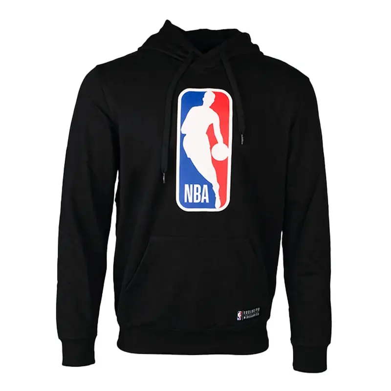 Nba Core Collection Black Hoodie With Primary Logo 1