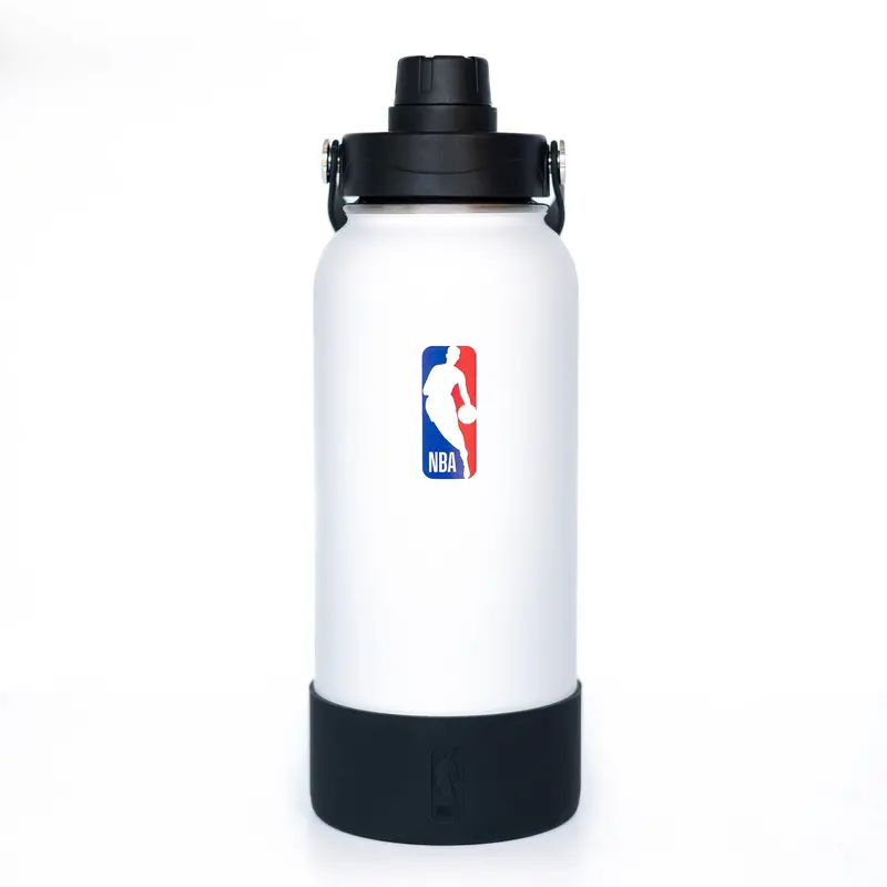 Nba Logoman 32Oz Stainless Steel Tumbler – White 1