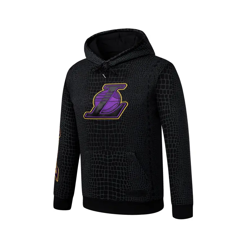 Nba Snake-Texture Regular-Fit Hoodie – Los Angeles Lakers 1