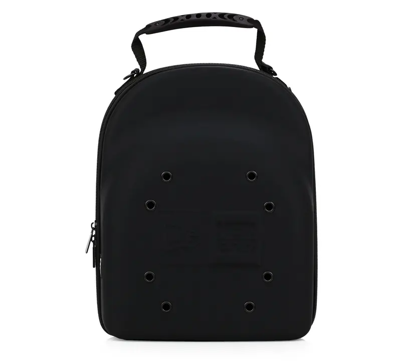 New Era 6-Cap Jet Black Neoprene Carrier With Adjustable Shoulder Strap 1